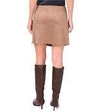 Vince Camuto Suede Mini A-Line Skirt