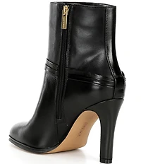 Vince Camuto Sybilla Leather Buckle Detail Booties
