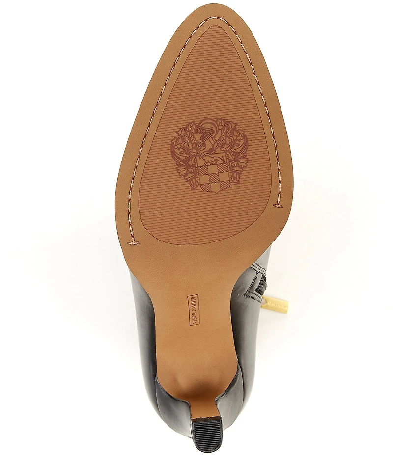 Vince Camuto Sybilla Leather Buckle Detail Booties