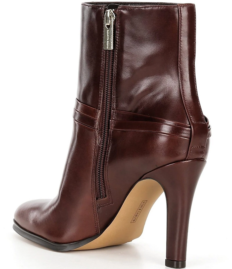 Vince Camuto Sybilla Leather Buckle Detail Booties