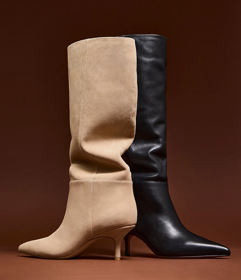 Vince Camuto Tansie Leather Knee High Boots