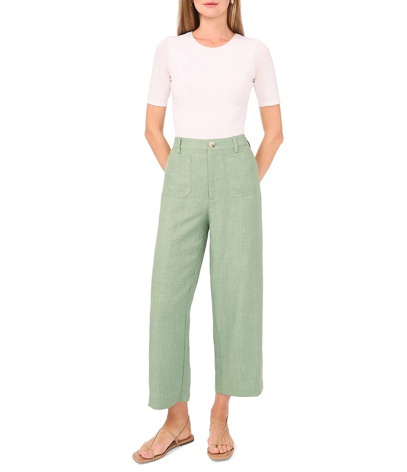 Vince Camuto Twill Cropped Ankle Pants