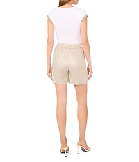 Vince Camuto Twill Pleated Shorts