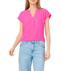 Vince Camuto V-Neck Cap Sleeve Top