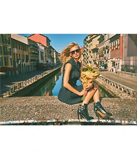 Vince Camuto V-Neck Sleeveless Vest Dress