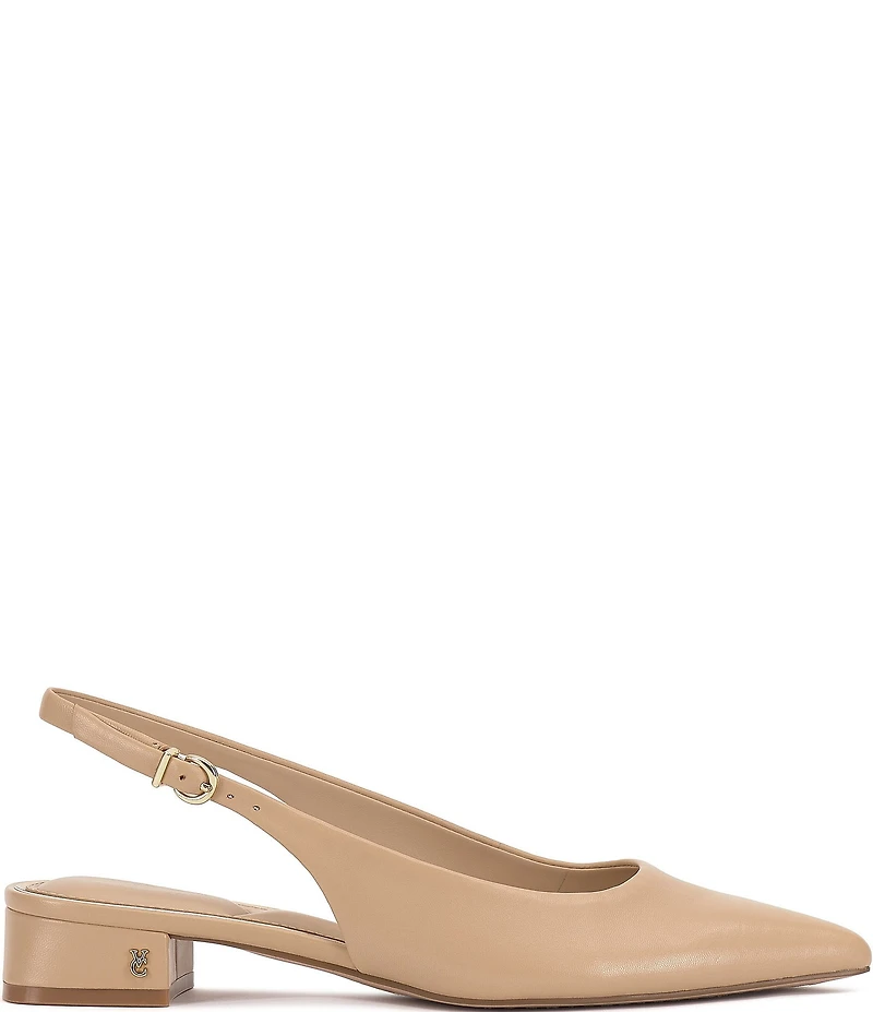 Vince Camuto Valiey Leather Slingback Pumps