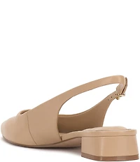 Vince Camuto Valiey Leather Slingback Pumps