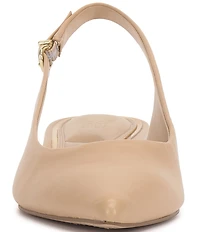 Vince Camuto Valiey Leather Slingback Pumps