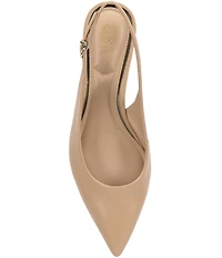 Vince Camuto Valiey Leather Slingback Pumps
