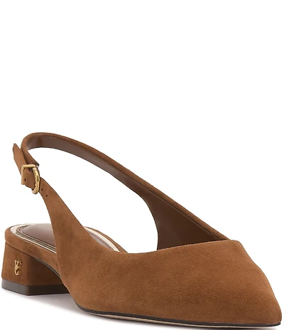Vince Camuto Valiey Suede Slingback Pumps