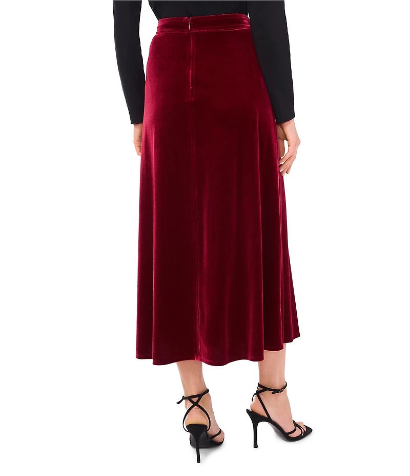 Vince Camuto Velvet Maxi A-Line Skirt