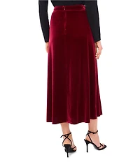 Vince Camuto Velvet Maxi A-Line Skirt
