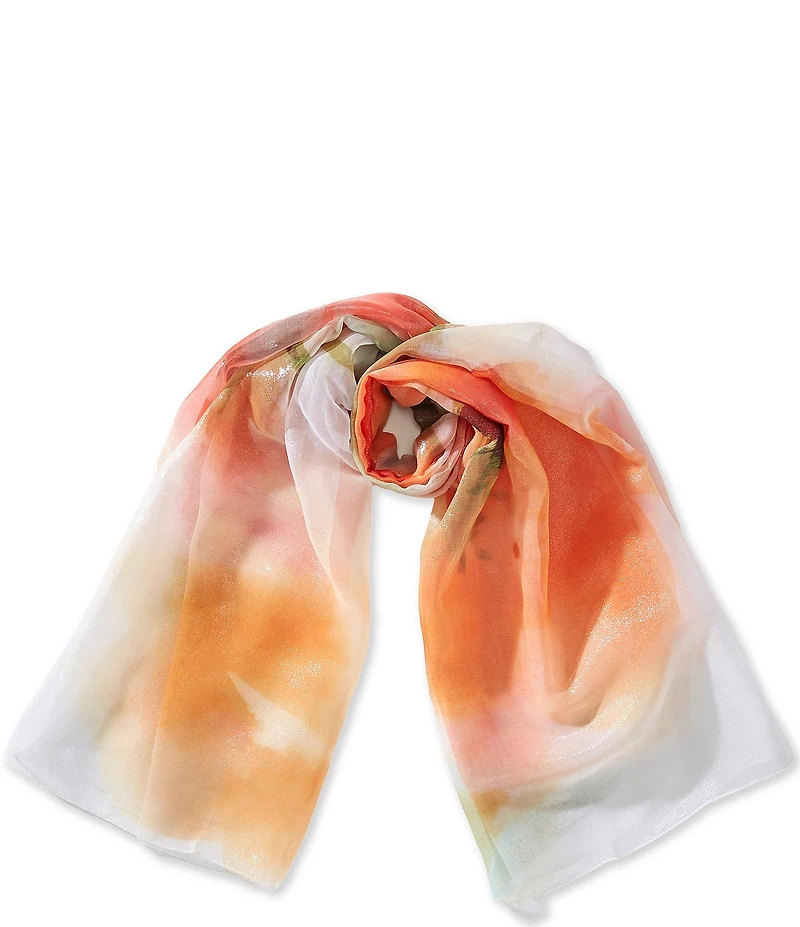 Vince Camuto Water Poppy Square Scarf