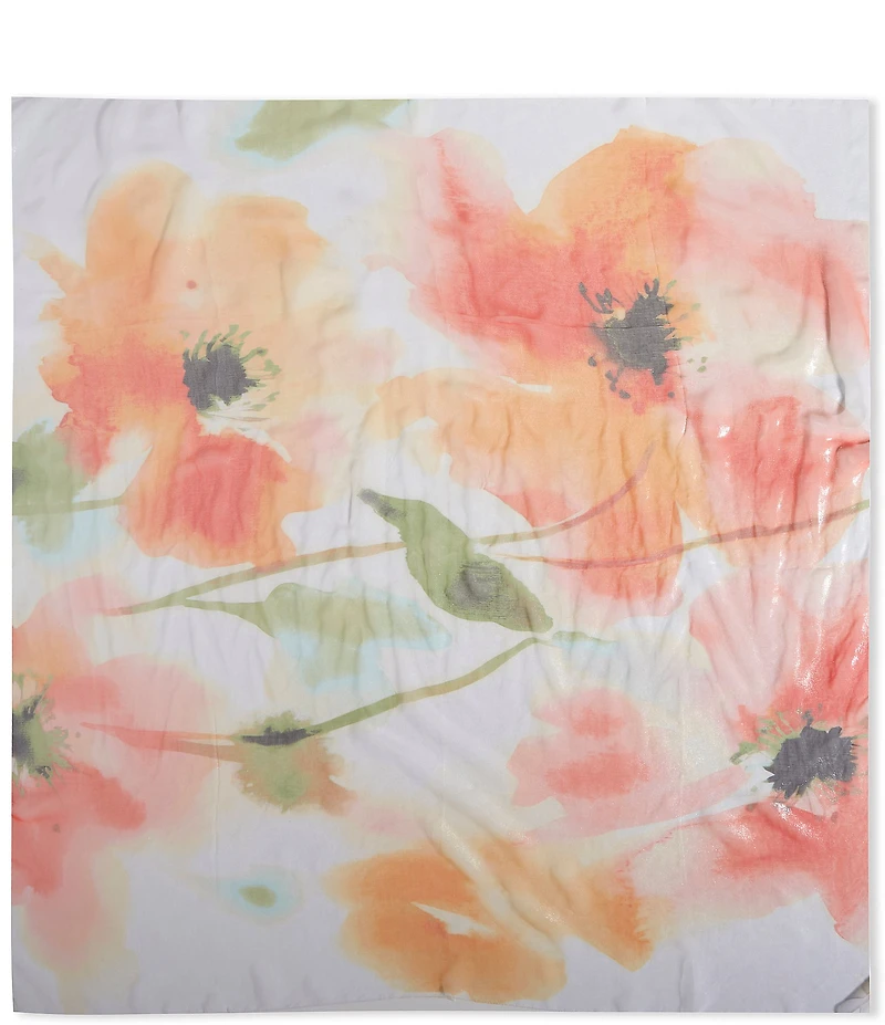 Vince Camuto Water Poppy Square Scarf