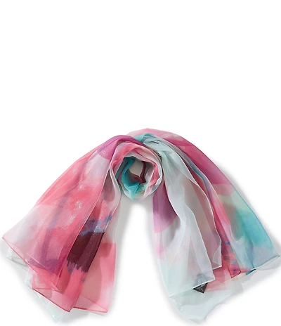 Vince Camuto Water Poppy Square Scarf