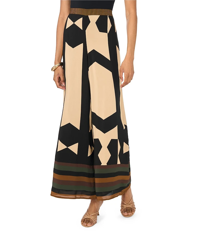 Vince Camuto Wide Leg Printed Coordinating Pants