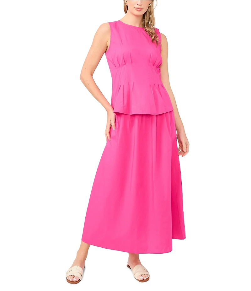 Vince Camuto Woven Maxi A-Line Coordinating Skirt