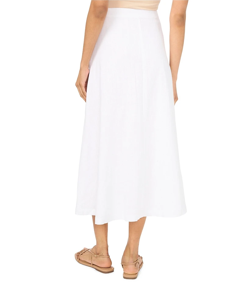 Vince Camuto Woven Maxi A-Line Skirt
