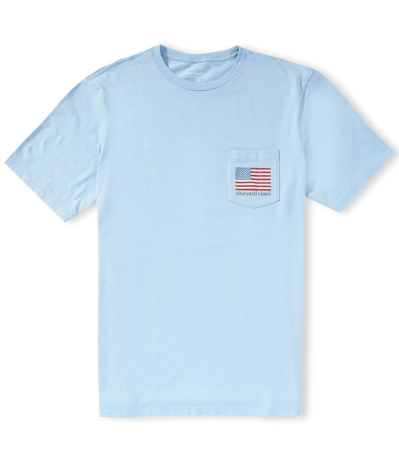 Vineyard Vines American Flag Evolution Short Sleeve T-Shirt