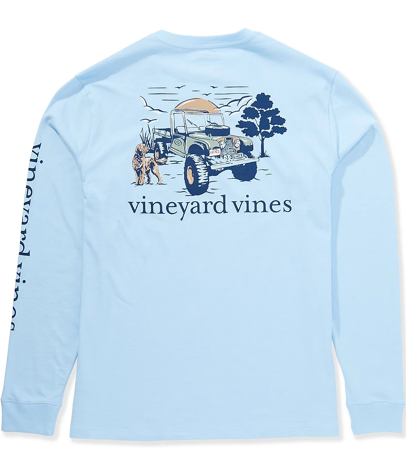 Vineyard Vines Autumn Truck Long Sleeve T-Shirt