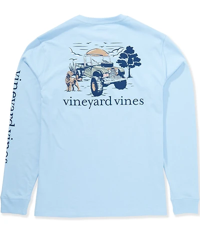 Vineyard Vines Autumn Truck Long Sleeve T-Shirt