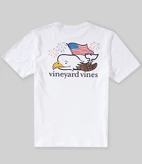 Vineyard Vines Bald Eagle Americana Whale Short Sleeve T-Shirt