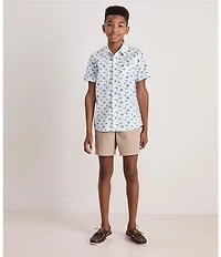 Vineyard Vines Big Boys Printed Short Sleeve Shirt