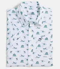 Vineyard Vines Big Boys Printed Short Sleeve Shirt
