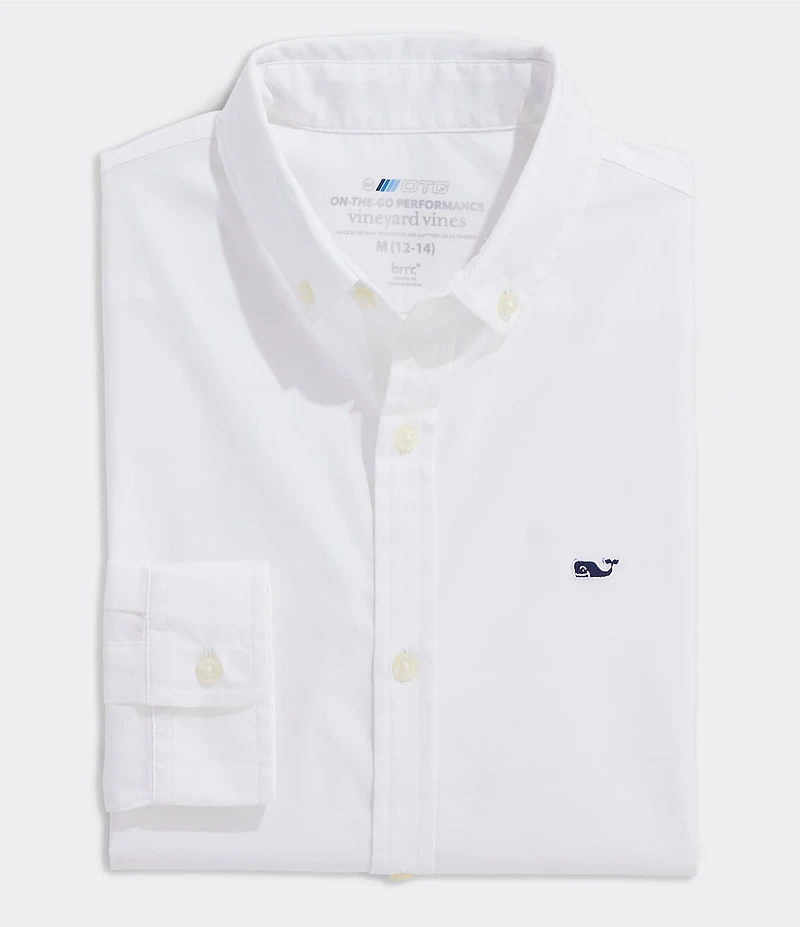 Vineyard Vines Big Boys Arawak Button Front Sport Shirt
