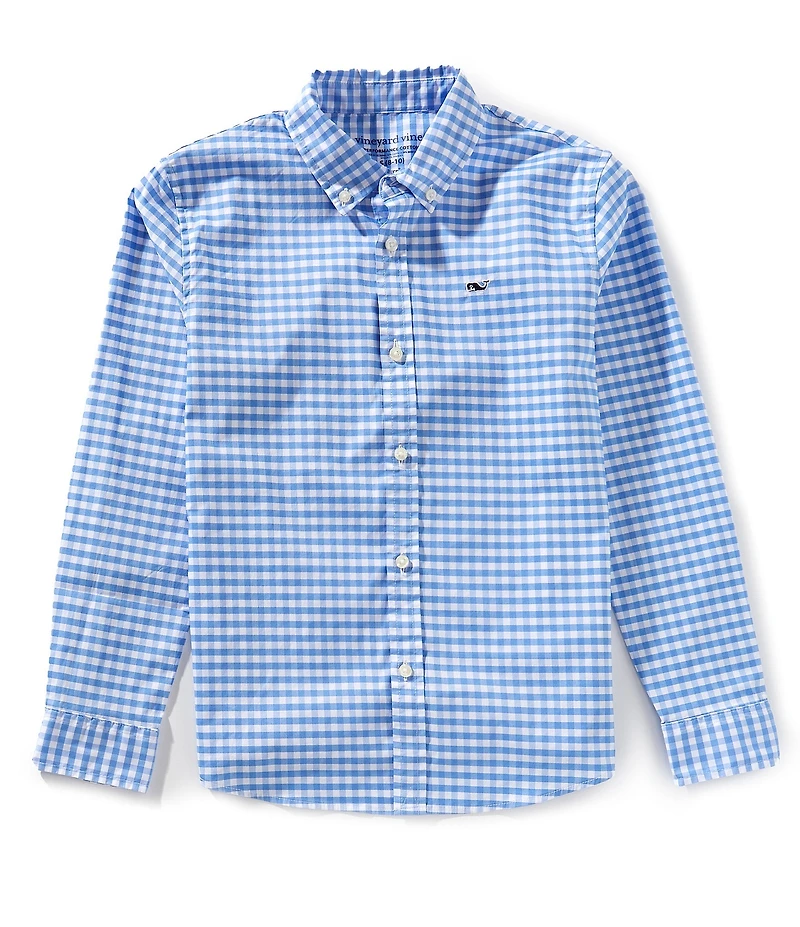 Vineyard Vines Big Boys Arawak Gingham Button Up Sportshirt