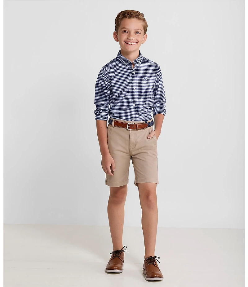 Vineyard Vines Big Boys Arawak Gingham Button Up Sportshirt