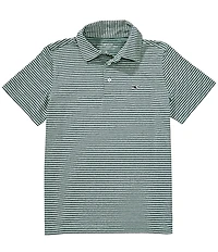 Vineyard Vines Big Boys Bradley Stripe Sankaty Polo Shirt