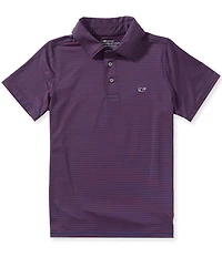Vineyard Vines Big Boys Bradley Stripe Polo Shirt