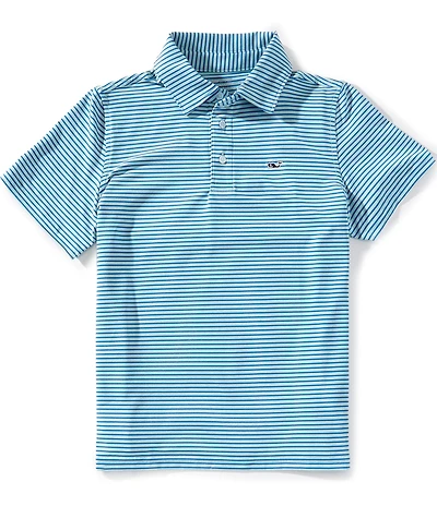 Vineyard Vines Big Boys Bradley Stripe Sankaty Polo Shirt