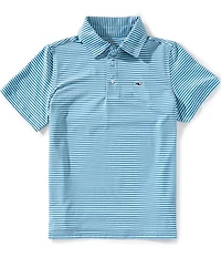 Vineyard Vines Big Boys Bradley Stripe Sankaty Polo Shirt