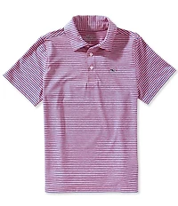 Vineyard Vines Big Boys Bradley Stripe Sankaty Polo Shirt