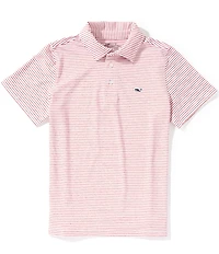 Vineyard Vines Big Boys Americana Bradley Stripe Sankaty Polo Shirt