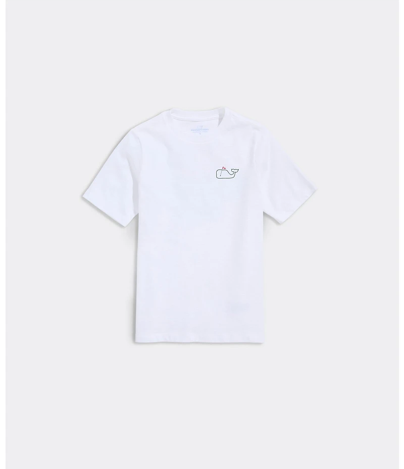 Vineyard Vines Big Boys Short Sleeve Golf Flag Graphic T-Shirt