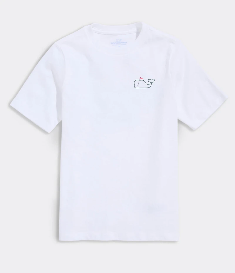 Vineyard Vines Big Boys Short Sleeve Golf Flag Graphic T-Shirt