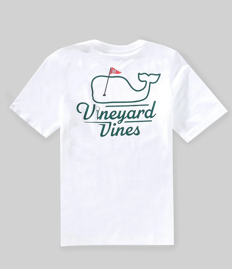 Vineyard Vines Big Boys Short Sleeve Golf Flag Graphic T-Shirt