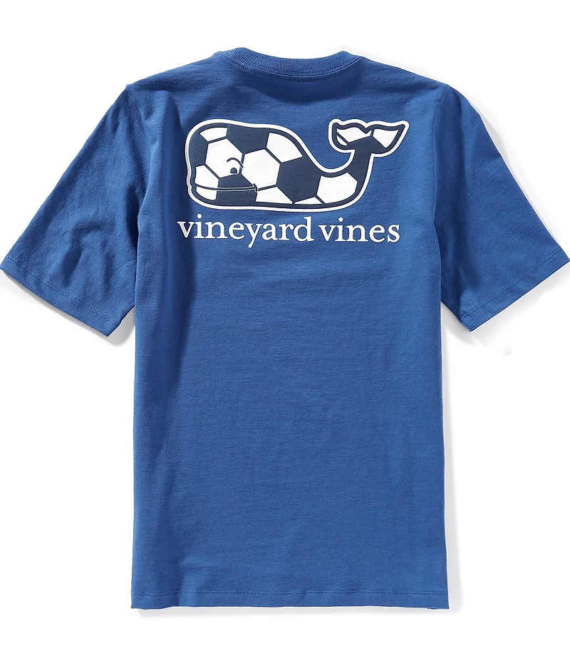 Vineyard Vines Big Boys Soccerball Whale T-Shirt