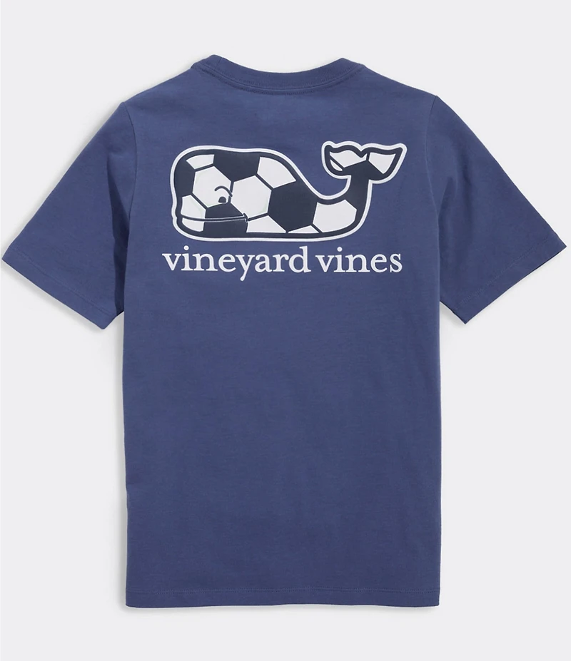 Vineyard Vines Big Boys Soccerball Whale T-Shirt