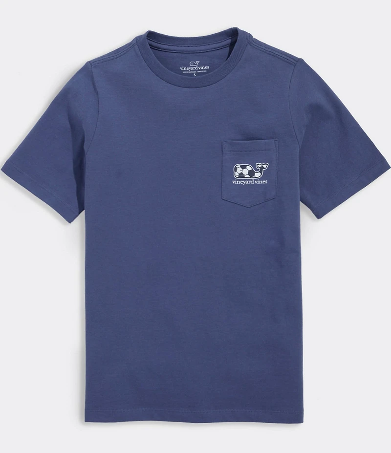 Vineyard Vines Big Boys Soccerball Whale T-Shirt