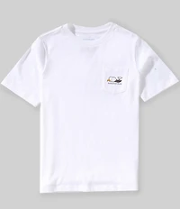 Vineyard Vines Big Boys American Flag Bald Eagle Whale Short-Sleeve T-Shirt