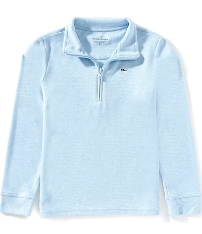 Vineyard Vines Big Boys Calmwater Quarter Zip Long Sleeve Pullover Sweater