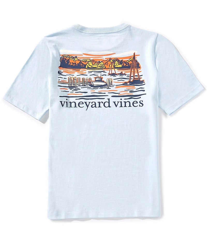 Vineyard Vines Big Boys Dockside Autumn T-Shirt