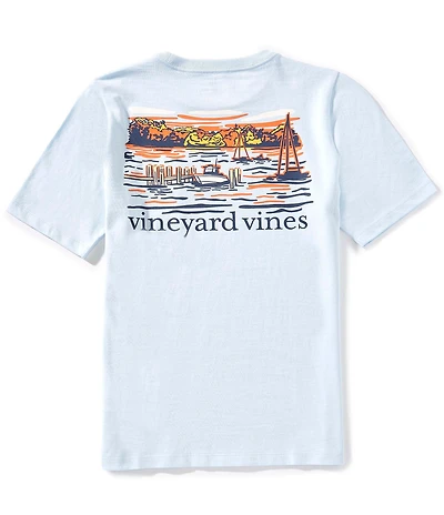 Vineyard Vines Big Boys Dockside Autumn T-Shirt