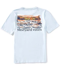 Vineyard Vines Big Boys Dockside Autumn T-Shirt