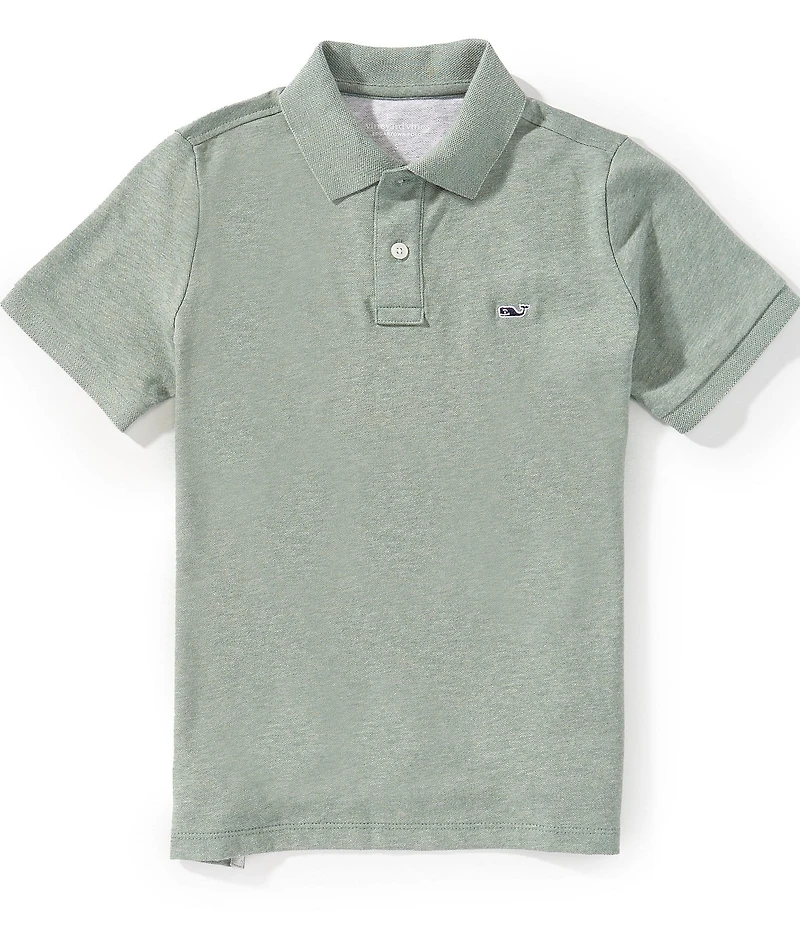 Vineyard Vines Big Boys Edgartown Pique Short Sleeve Polo