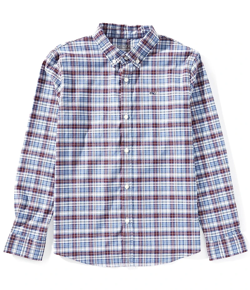 Vineyard Vines Big Boys Faraway Performance Button-Front Shirt